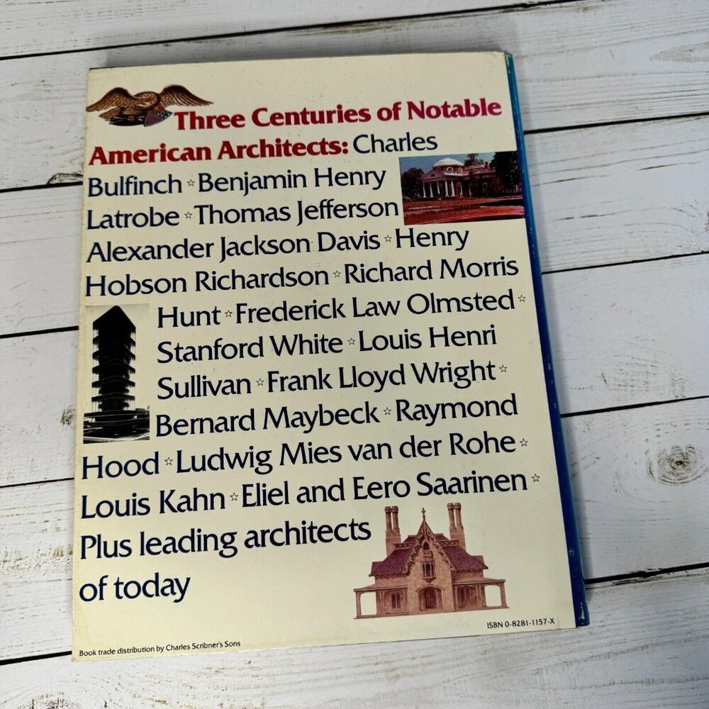 Three Centuries of Notable‎ American Architects HC 1981 Illustrated Architecture - Picture 3 of 14